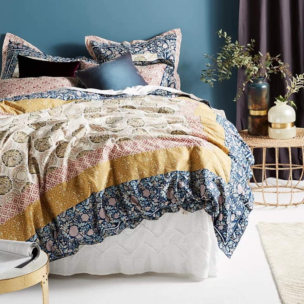 Anthropologie Meguro Duvet Cover + 1 Sham